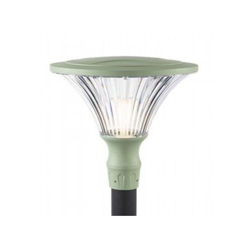 foto del prodotto testapalo contemporanea soriano alluminio salvia 1 luce led 22w 4000k