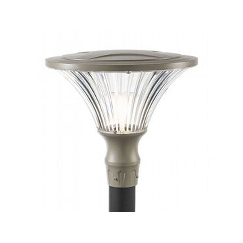 foto del prodotto testapalo contemporanea soriano alluminio tortora 1 luce led 50w 4000k