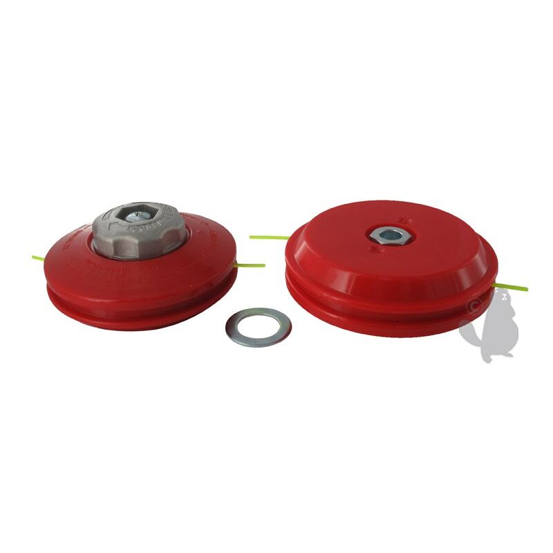 foto del prodotto testata a filo 2 linee rif 1602907 compatibile tecomec
