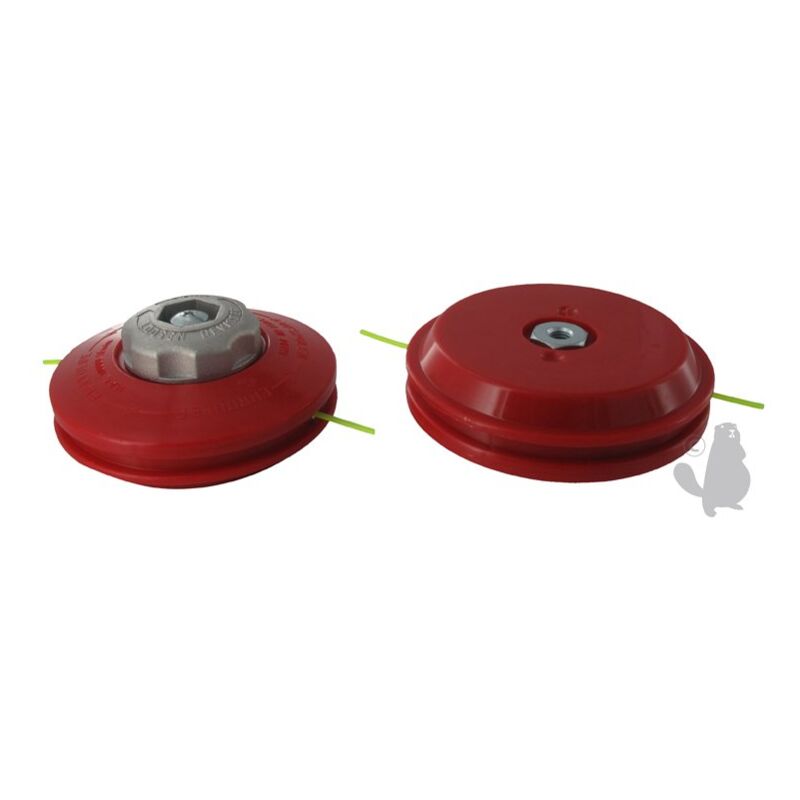 foto del prodotto testata a filo 2 linee rif 1602912 compatibile tecomec