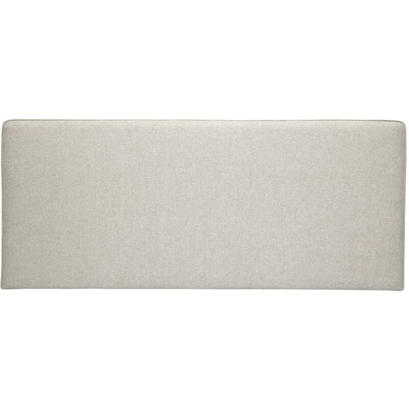 foto del prodotto testata letto a muro in tessuto beige l180 cm lily