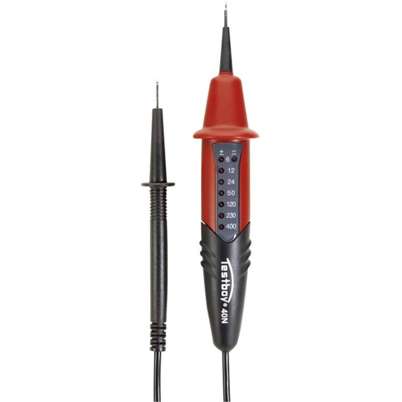 foto del prodotto testboy 40 plus tester di tensione a due poli cat iii led
