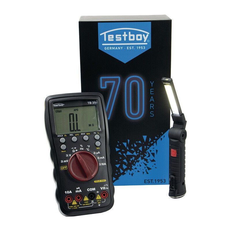 foto del prodotto testboy multim tre tb 316 black edition 600 mv 600 v ac.600 mv 600 v dc true rms