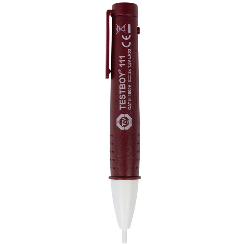 foto del prodotto testboy tb 111 rilevatore di tensione cat iii 1000 v, cat iv 600 v acustico, ottico