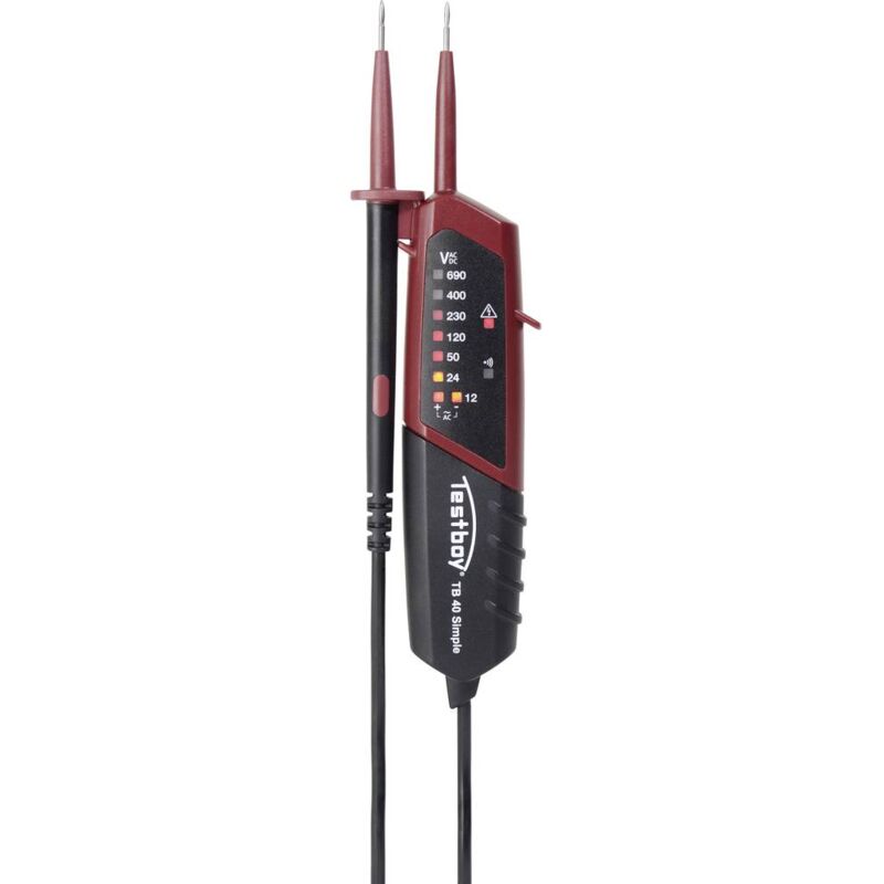 foto del prodotto testboy tester di tensione a due poli cat iii 600 v acustico, led