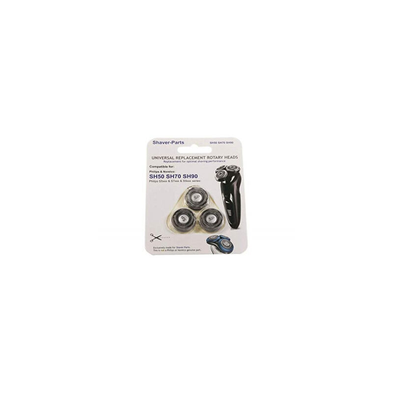 immagine 0 del prodotto teste di rasatura alternative modello sh90 sh90 compatibile sh90 adatto per i rasoi s5000, s6000, s7000 e s9000.