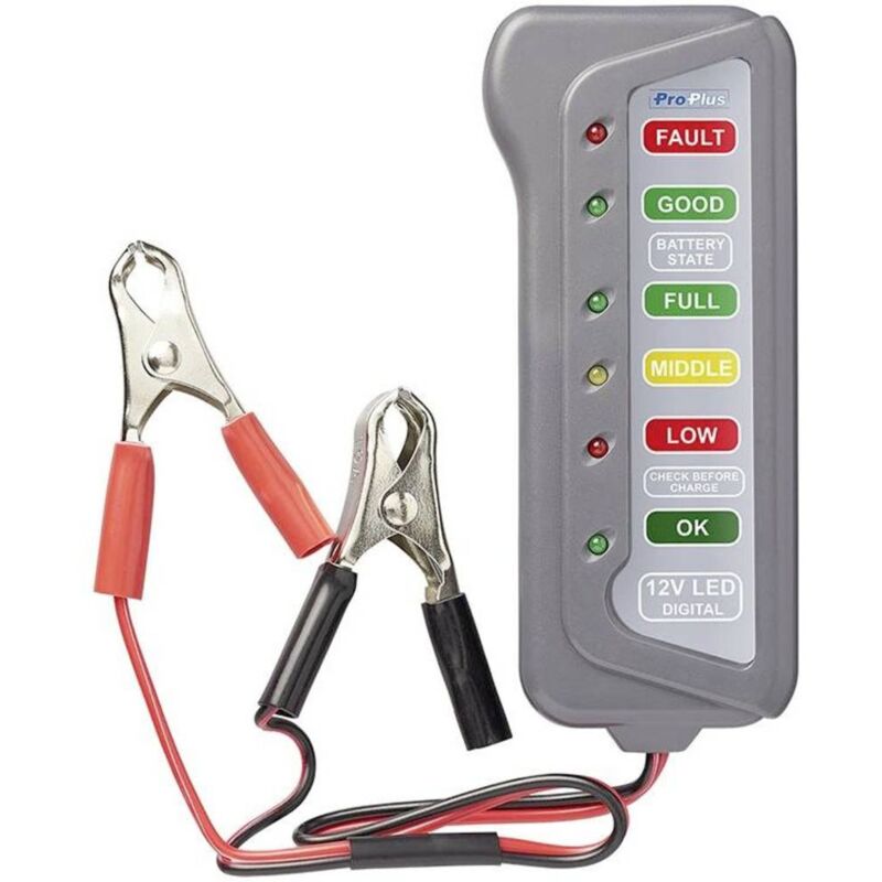 foto del prodotto tester batteria per auto 12 v proplus