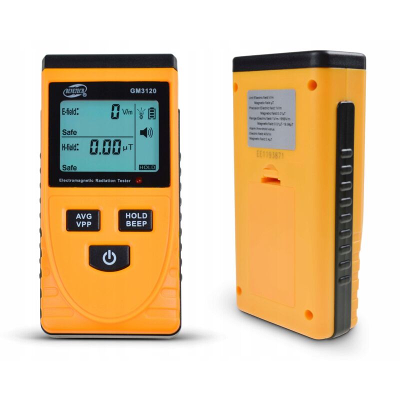 foto del prodotto tester d onde misuratore di campo elettromagnetico 1999v m, 100ut ce 5g
