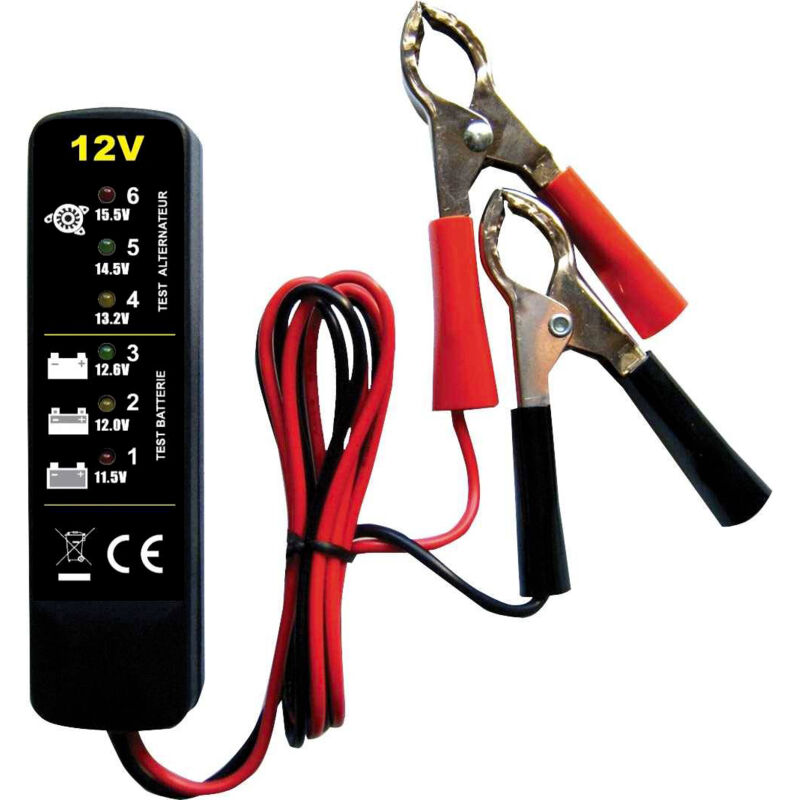 foto del prodotto tester di batteria elettronica 12 volt