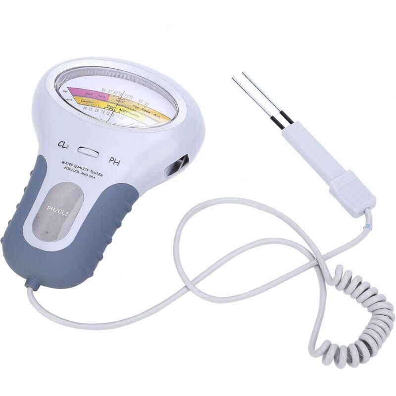 foto del prodotto tester di cloro e ph cl2 con sonda, analizzatore della qualit dell acqua della piscina, accessorio di ricambio per tester di ph della piscina,