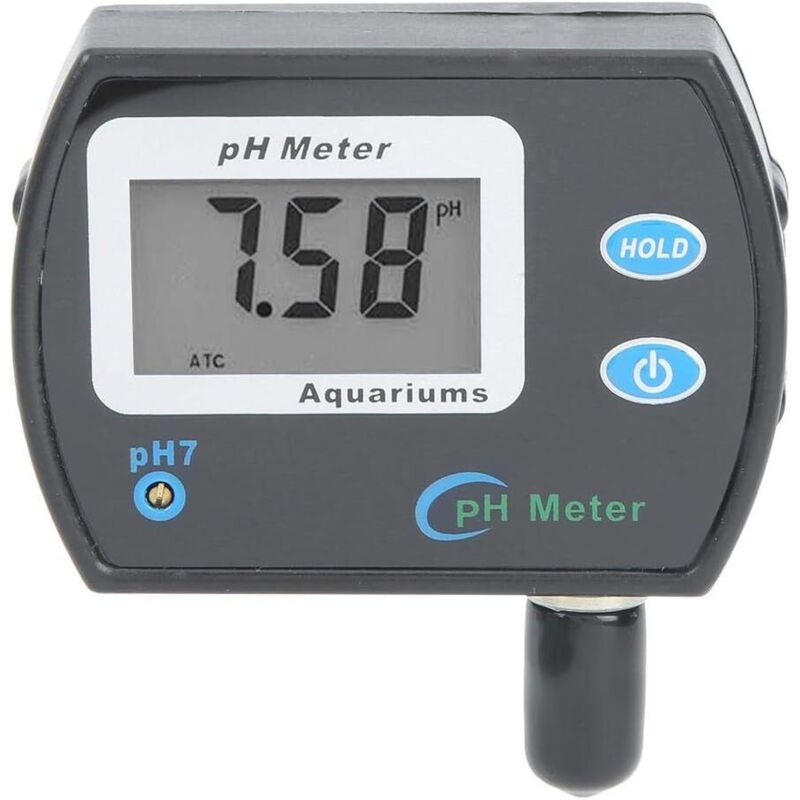 foto del prodotto tester di ph, misuratore digitale lcd della qualità dell'acqua per acquari e piscine (spina ue 220 v)