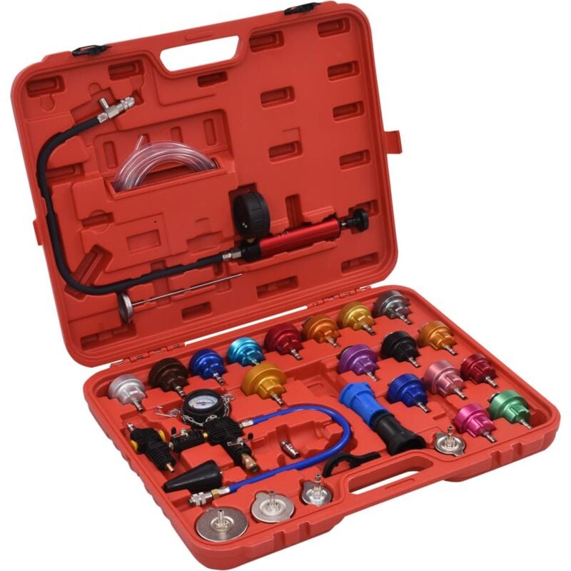 foto del prodotto tester di pressione sistemi di raffreddamento e radiatori 28 pz vidaxl