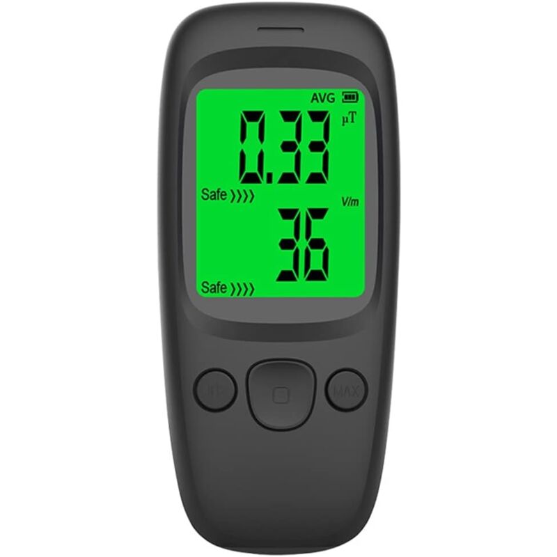 foto del prodotto tester di radiazione elettromagnetica rilevatore di cristalli liquidi digitale portatile tester di temperatura esterna nero