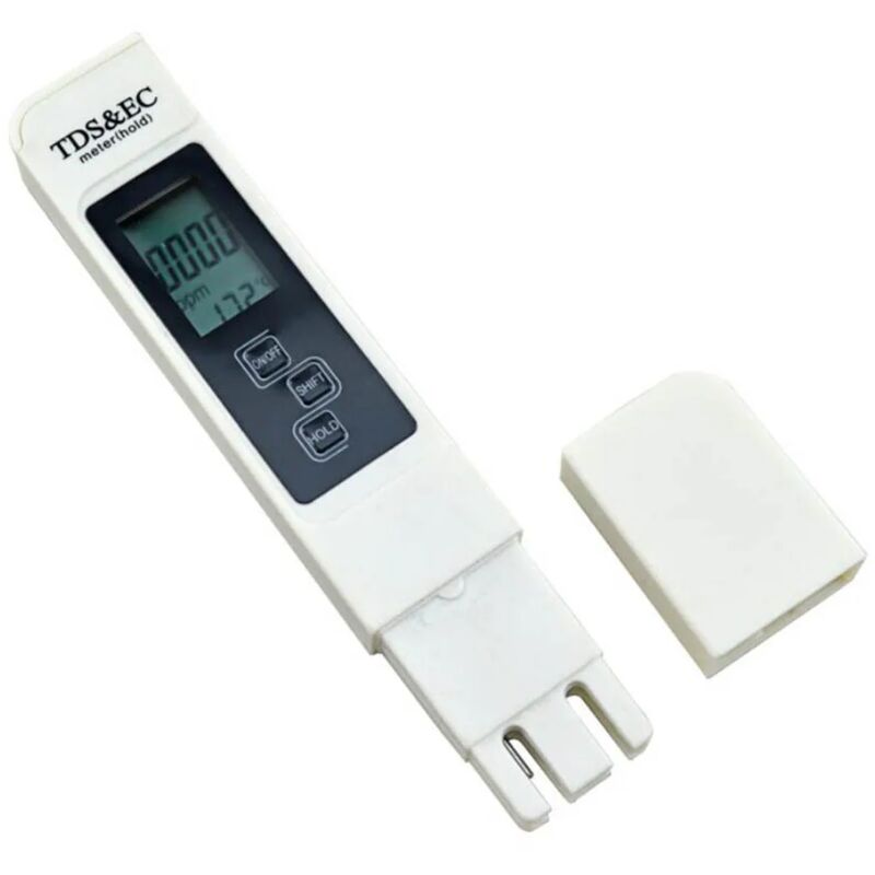 foto del prodotto tester digitale della qualit dell acqua tds ec gamma da 0 a 9990 misuratore di temperatura purezza dell acqua tester ppm