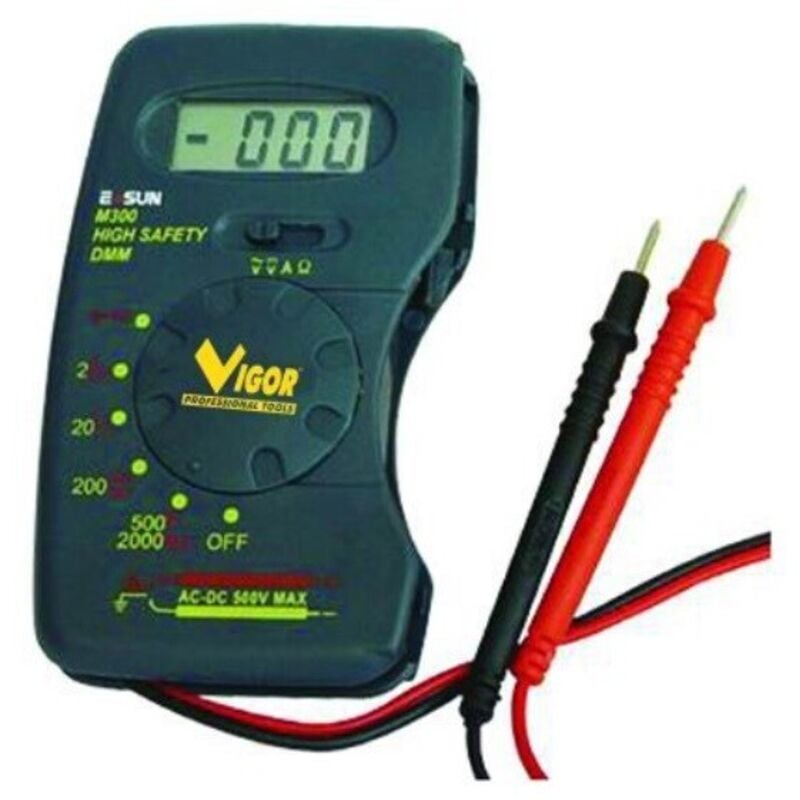 foto del prodotto tester digitali vigor compact tensione protezione sovraccarico vigor 3560520