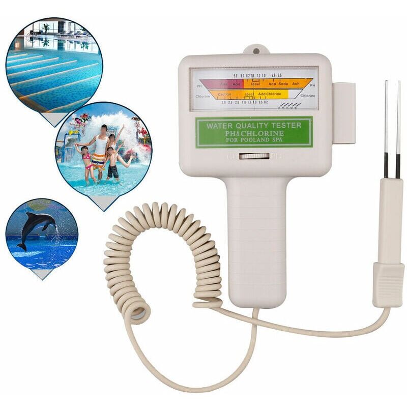 foto del prodotto tester elettronico di cloro e ph per piscine misuratore della qualit dell acqua
