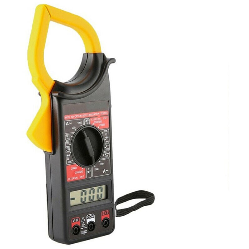 foto del prodotto tester multimetro digitale pinza amperometrica test clamp puntale dt 266
