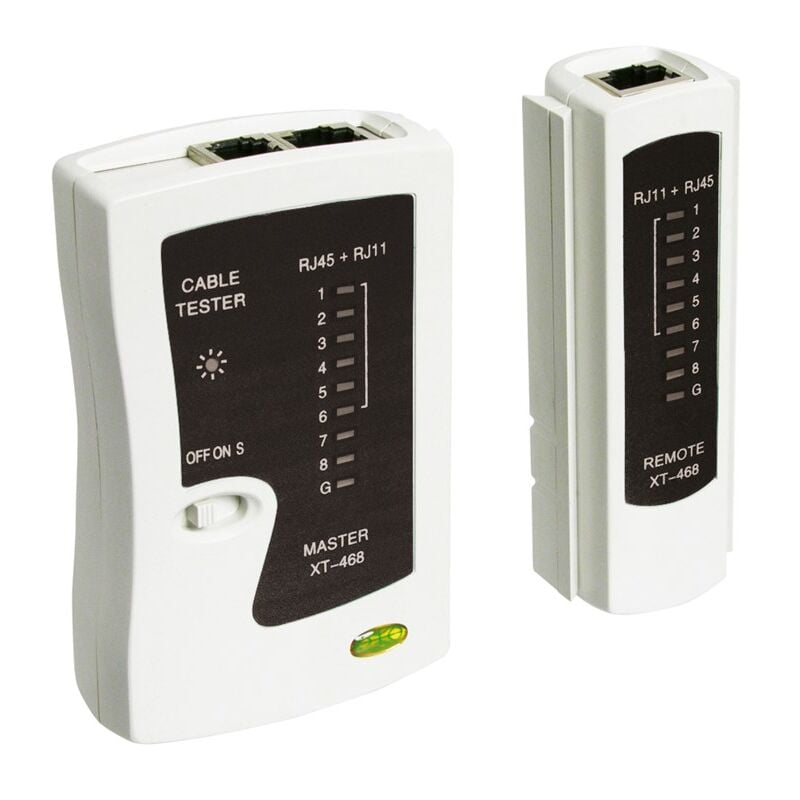 foto del prodotto tester network rj11 12 45 pin to pin goobay