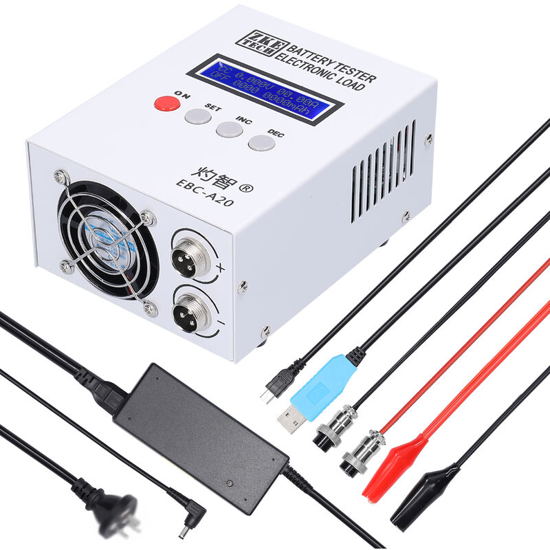 foto del prodotto tester per batterie ebc a20 30v 20a 85w test capacit batterie al litio piombo acido ricarica 5a supporto scarica 20a controllo software online per