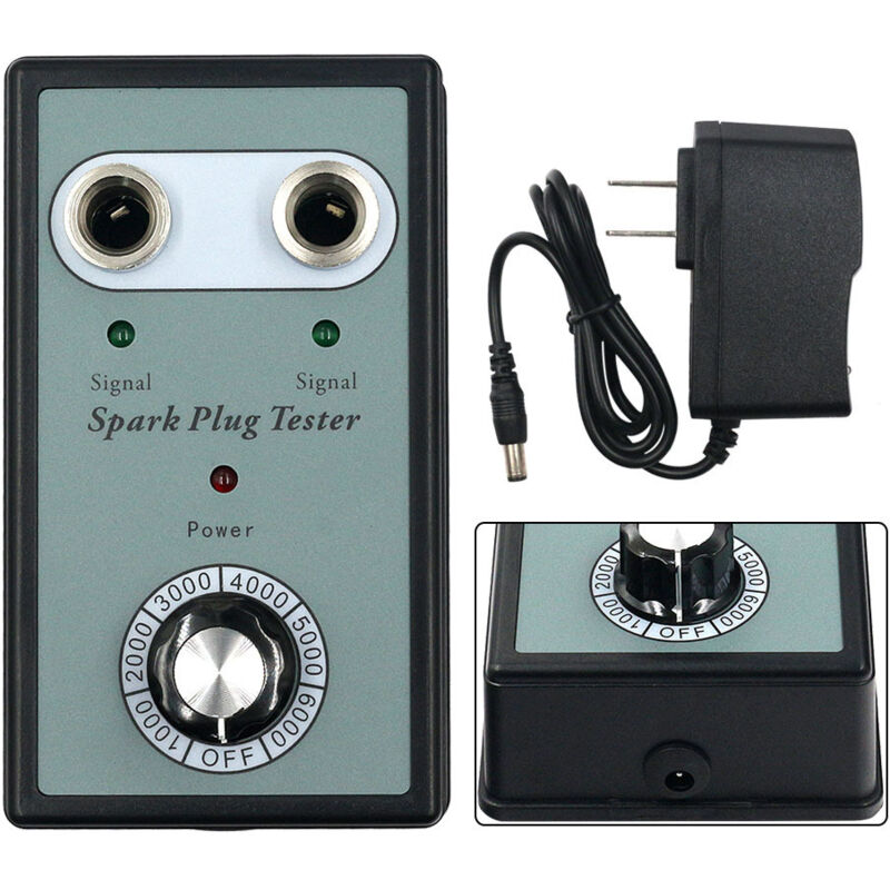 foto del prodotto tester per candele automobilistiche con strumento diagnostico per analizzatore di candele a due fori