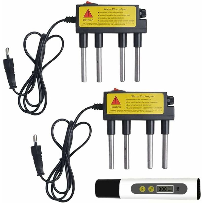 foto del prodotto tester per elettrolisi dell acqua ulisem, monitor portatile leggero per valutare la qualit dell acqua elettrolizzata.