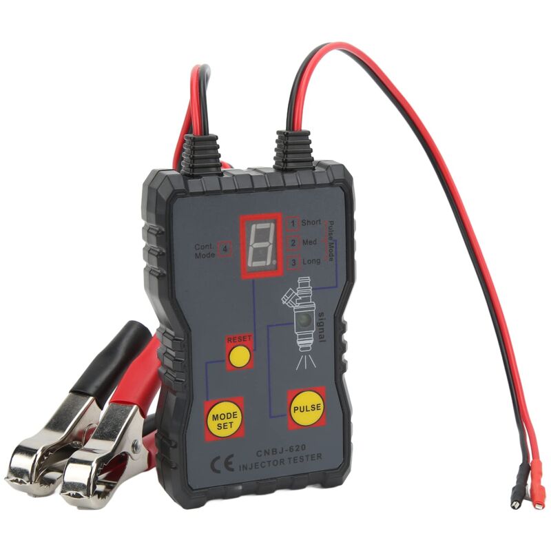 foto del prodotto tester per iniettori di carburante per autoveicoli, controller per la pulizia degli iniettori, strumento di scansione diagnostica del sistema di