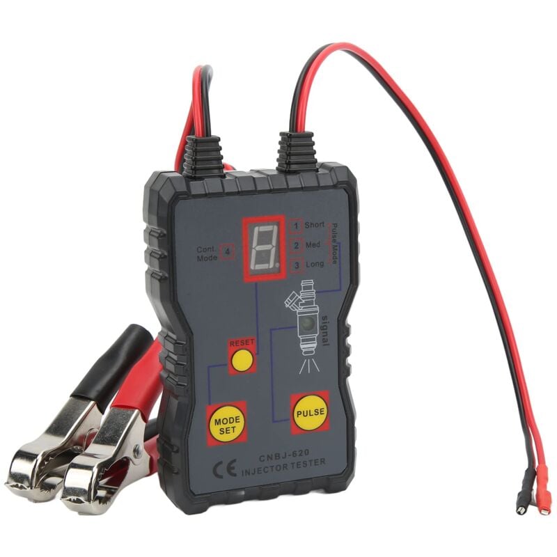 foto del prodotto tester per iniettori di carburante per autoveicoli, controller per la pulizia degli iniettori, strumento di scansione diagnostica del sistema di