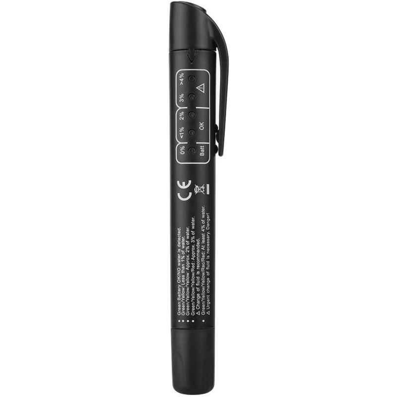 foto del prodotto tester per liquido freni, penna digitale per il controllo della qualit dell olio con 5 luci led per dot3 dot4 dot5 sollbry