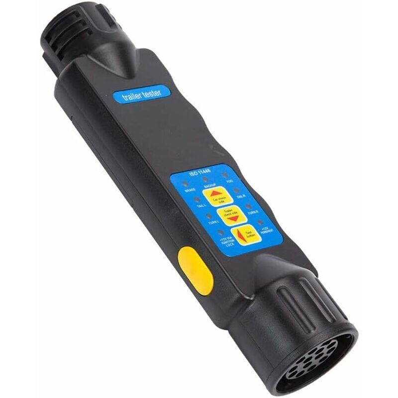 foto del prodotto tester per rimorchi a 13 pin, tester per rimorchi per auto a 13 pin, tester per rimorchi a 12 v strumenti diagnostici per circuiti di cablaggio luci