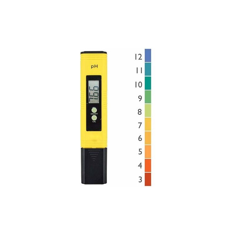 foto del prodotto tester ph professionale, funzione di calibrazione automatica e campo di misurazione 0.00 14.00 per acquario portatile idroponica piscina campo di