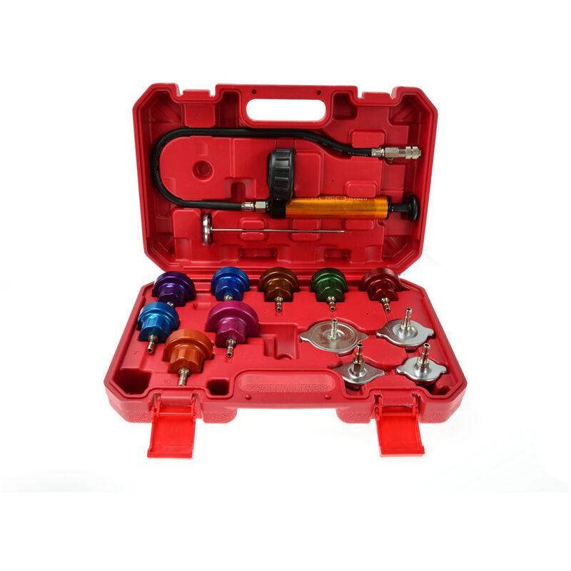 foto del prodotto tester pressione radiatore impianto di raffreddamento geko g02660