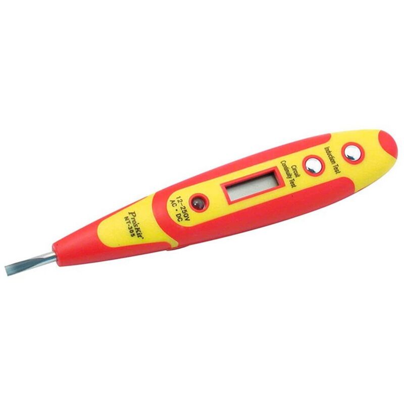foto del prodotto tester rilevatore di tensione proskit nt 305
