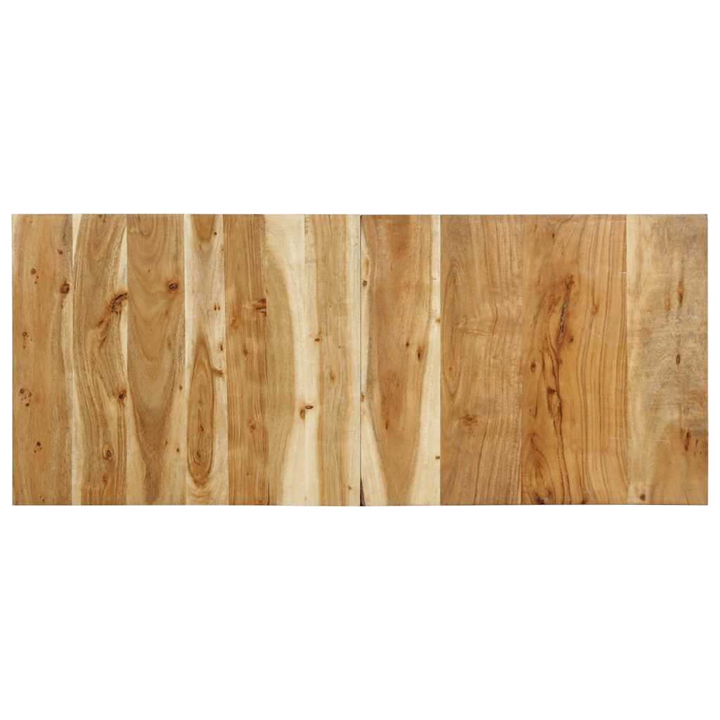 foto del prodotto testiera 120 cm in legno massello di acacia