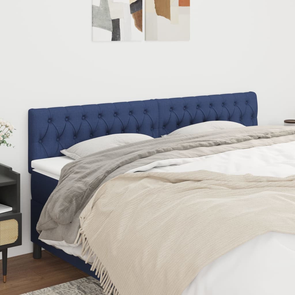 foto del prodotto testiera 2 pz blu 100 x 7 x 78 88 cm in tessuto cod mxl 51765