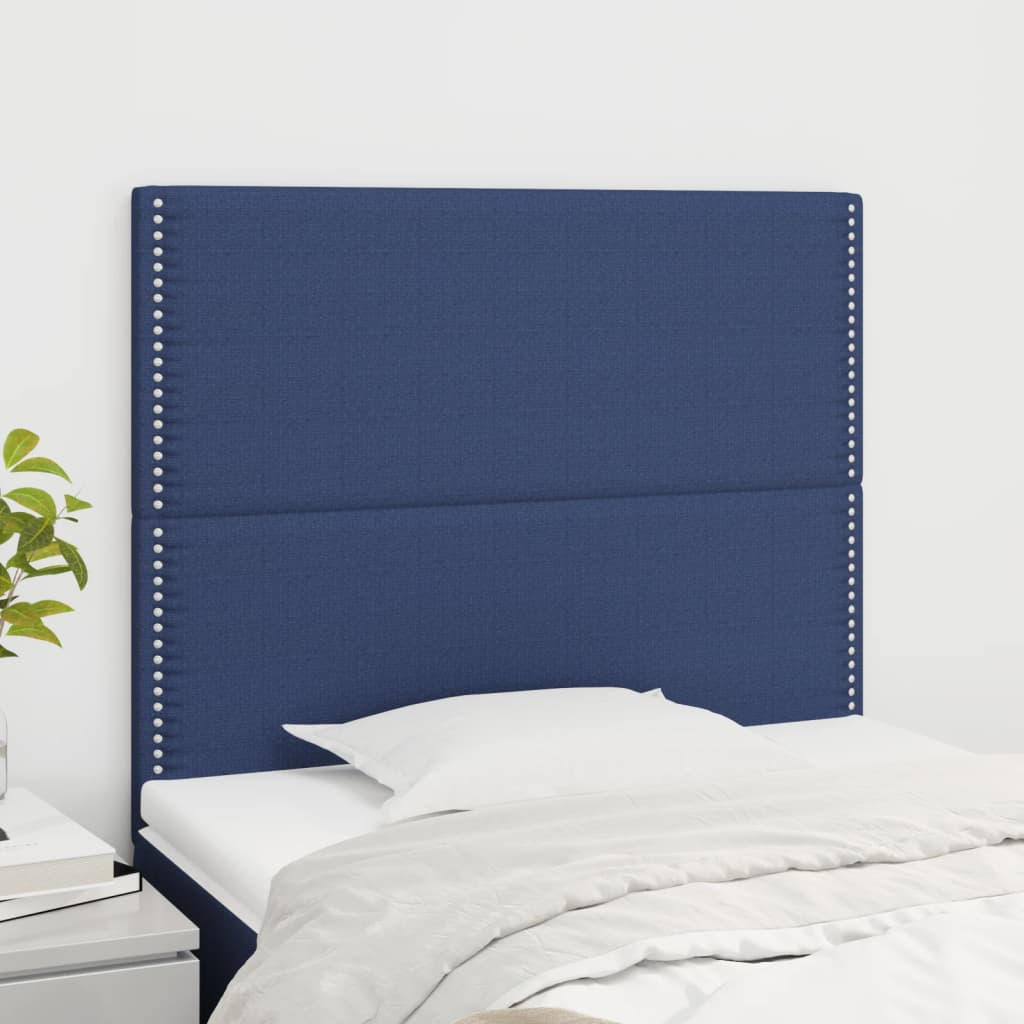 foto del prodotto testiera 2 pz blu 80x5x78 88 cm in tessuto cod mxl 49015
