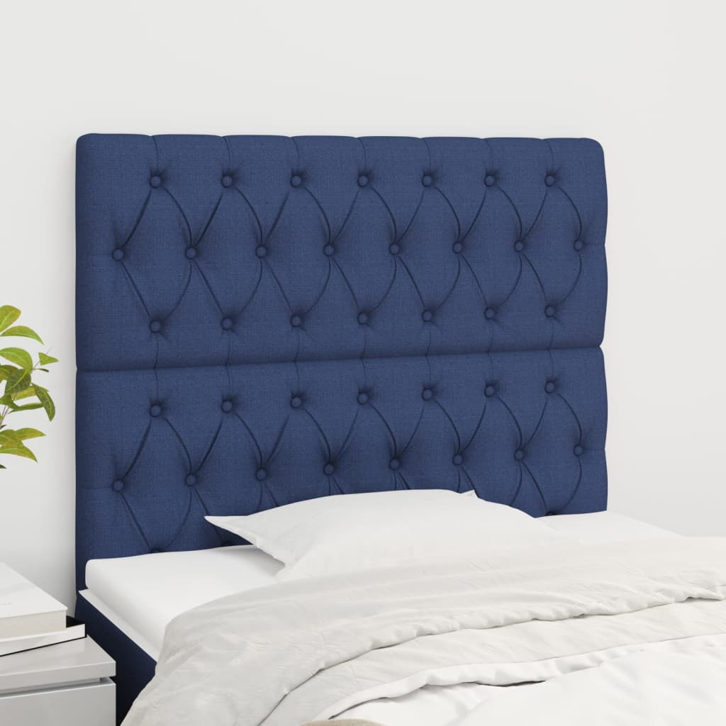 foto del prodotto testiera 2 pz blu 90 x 7 x 78 88 cm in tessuto cod mxl 49756
