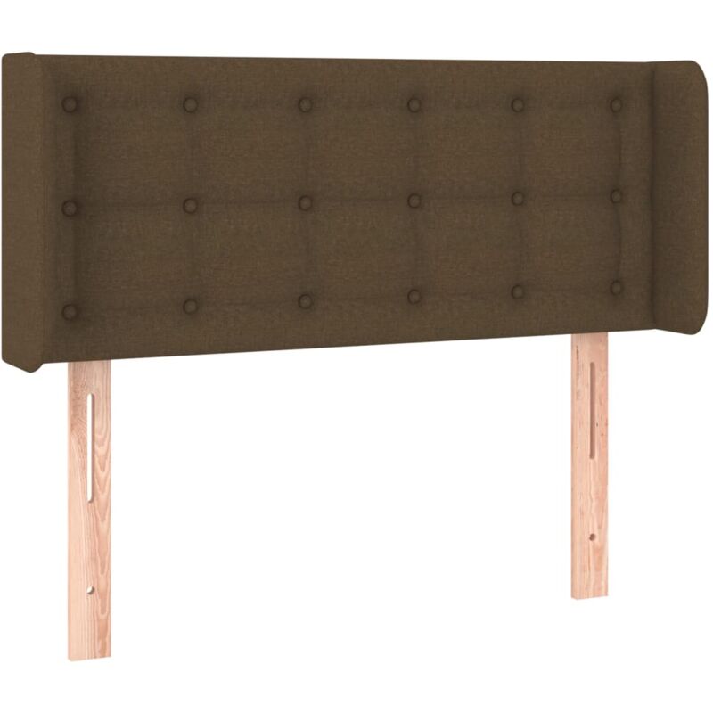 foto del prodotto testiera accessorio letto mobile camera da letto con bordo laterale 93 x 16 x 78 88 cm tessuto testa di moro tdl0204643