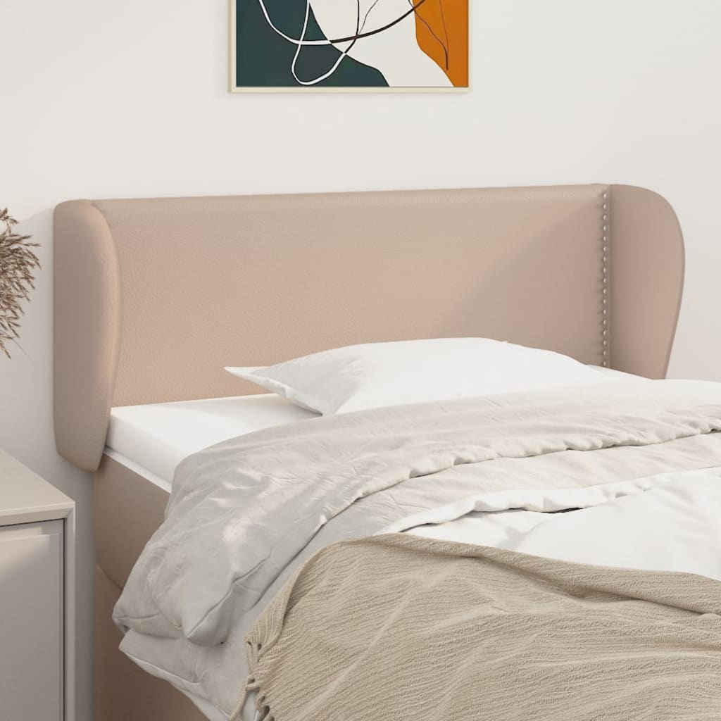foto del prodotto testiera ad orecchio cappuccino 103x23x78 88 cm in similpelle cod mxl 51475