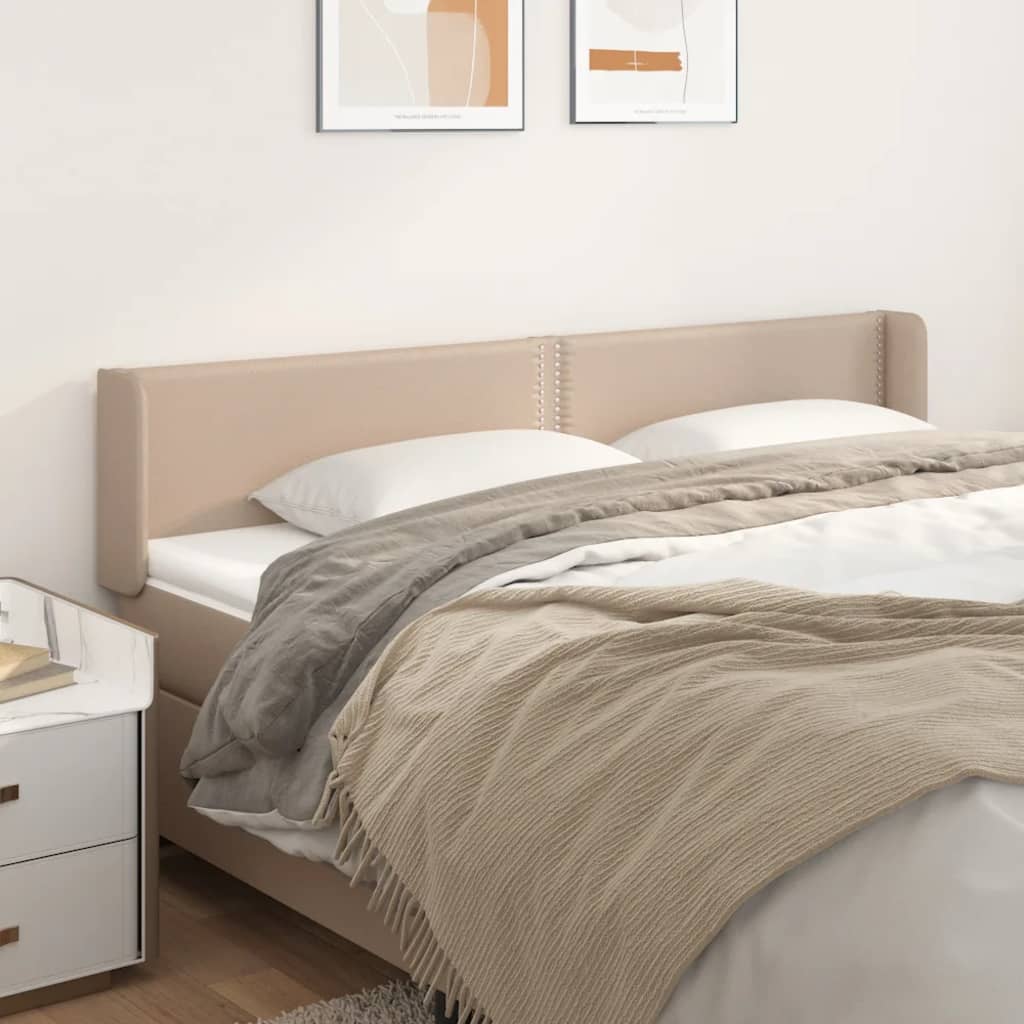 foto del prodotto testiera ad orecchio cappuccino 203x16x78 88 cm in similpelle cod mxl 50142