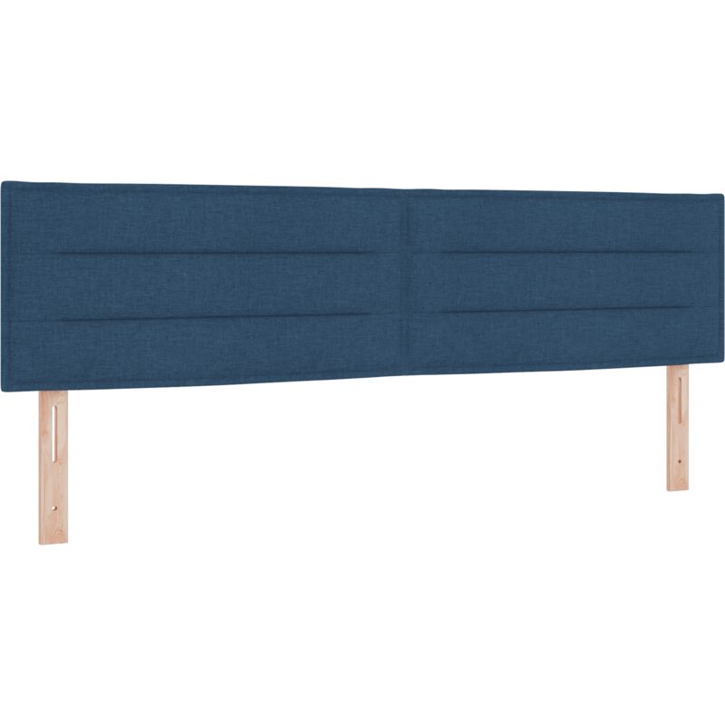 foto del prodotto testiera design linee blu 180 cm tessuto vidaxl