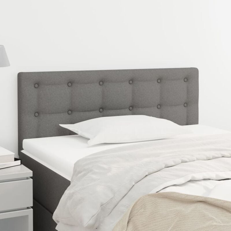 foto del prodotto testiera grigio scuro 100x5x78 88 cm in tessuto vidaxl