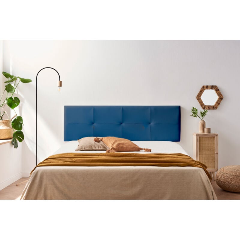 foto del prodotto testiera imbottita altea similpelle 130x50x5 cm - moonia