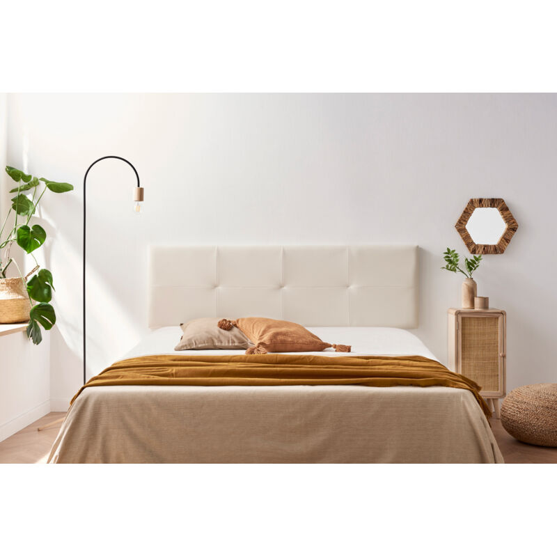 foto del prodotto testiera imbottita altea similpelle 160x50x5 cm moonia