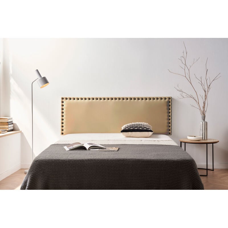 foto del prodotto testiera imbottita modena similpelle 100x55x8 cm moonia