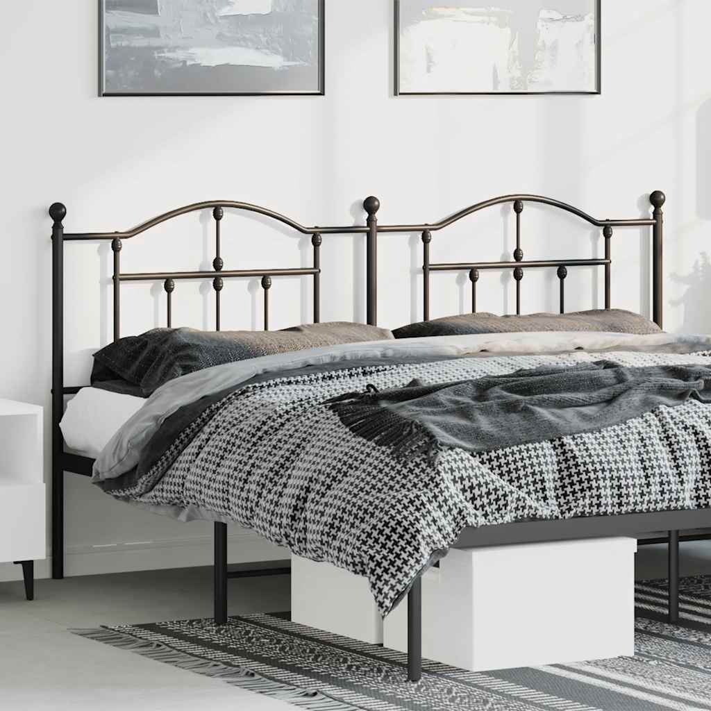 foto del prodotto testiera in metallo nero 180 cmcod mxl 105753