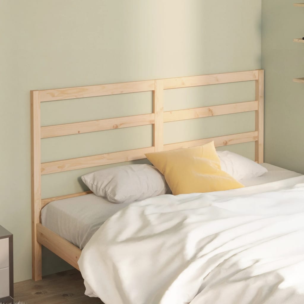 foto del prodotto testiera letto 166x4x100 cm in legno massello di pino cod mxl 46678