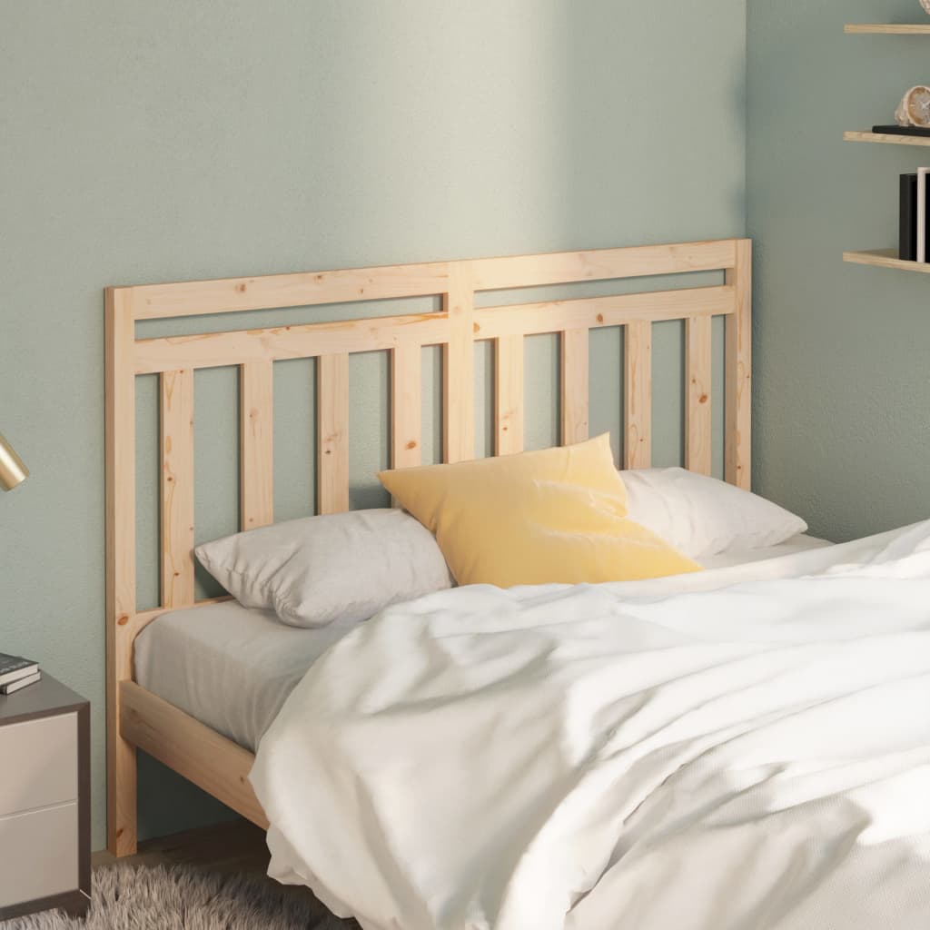 foto del prodotto testiera letto 166x4x100 cm in legno massello di pino cod mxl 48437