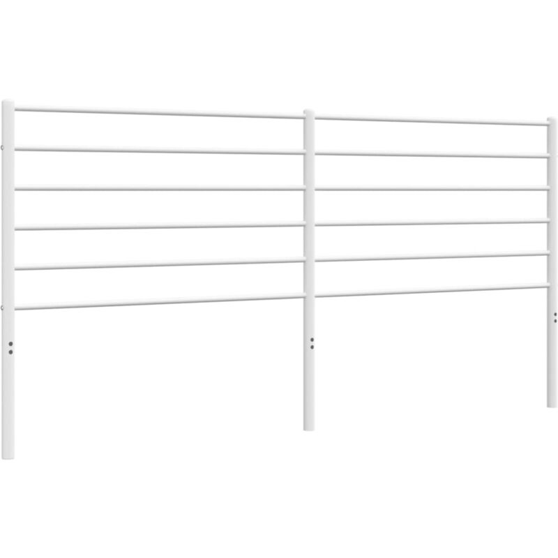foto del prodotto testiera letto accessorio arredo camera da letto 180 cm metallo bianco tdl0202468