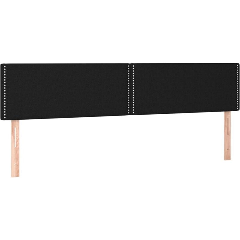 foto del prodotto testiera letto accessorio mobile camera da letto in 2 parti 90 x 5 x 78 88 cm tessuto nero tdl0206226