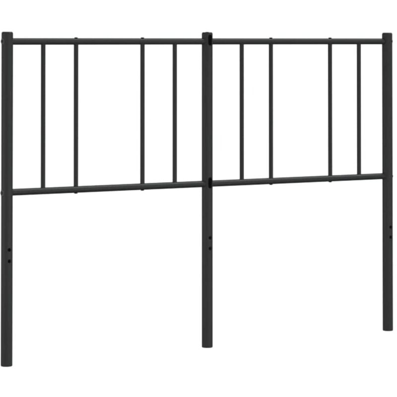 foto del prodotto testiera letto accessorio mobili camera da letto 160 cm metallo nero tdl0202425